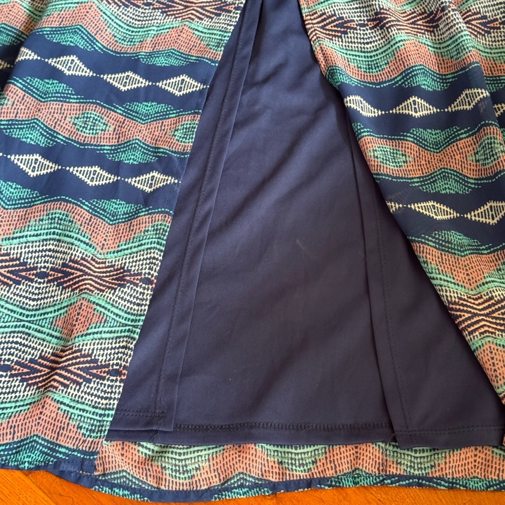 Lily Rose Blue and Pink Maxi Dress - Picture 11 of 15